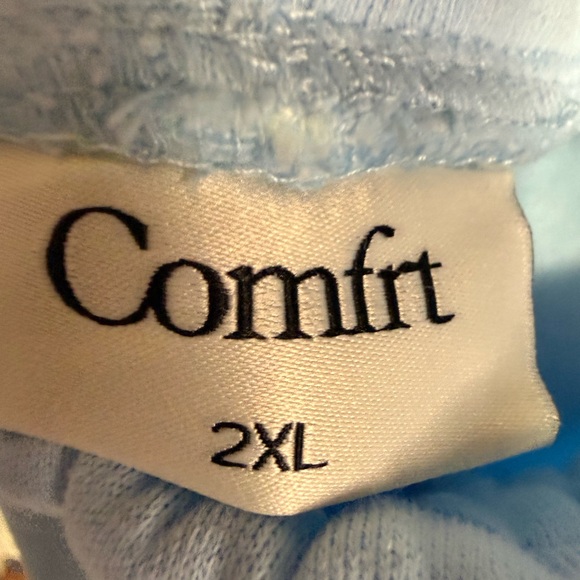 Comfrt- Pastel Edition Sweatpants-Baby Blue- 2XL - Picture 4 of 6